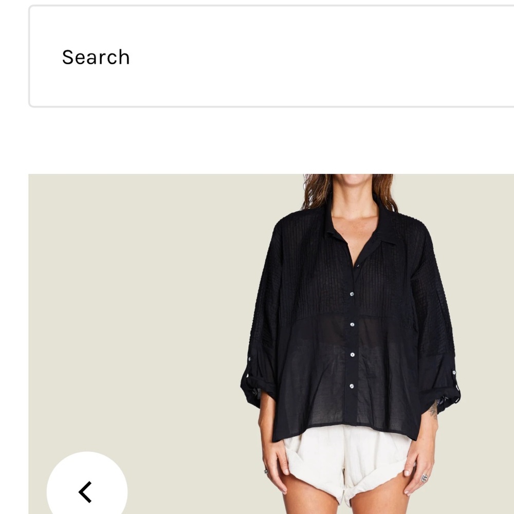 The Biarritz oversized shirt by Maison Saint Julien